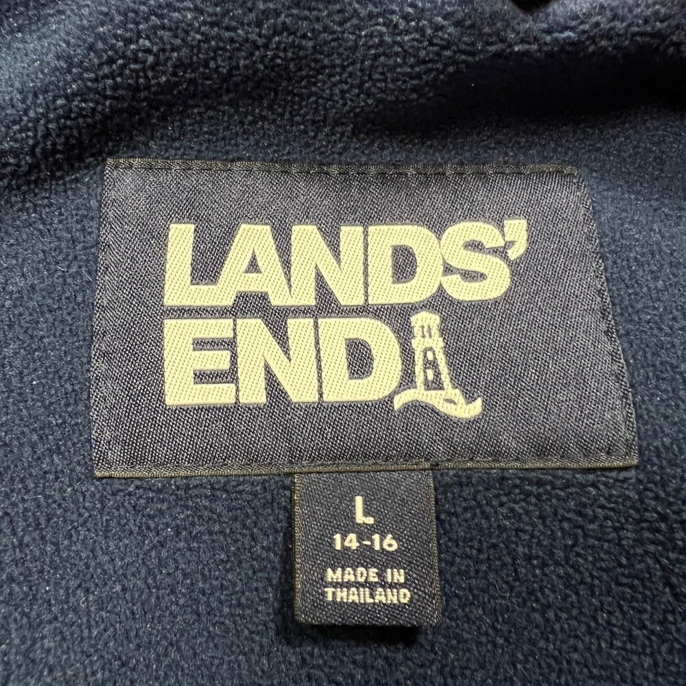 Lands End Squall Parka Jacket Womens L 14 16 Pink Waterproof Insulated Hooded - Picture 5 of 11